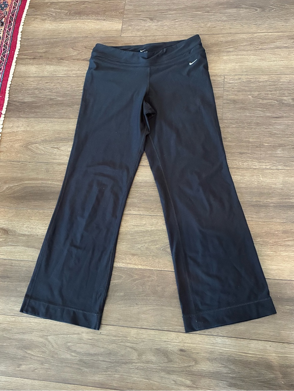 Nike Dri-FIT Black Bootcut Yoga Pants Hidden Pocket. Size Women's Large - Picture 2 of 12